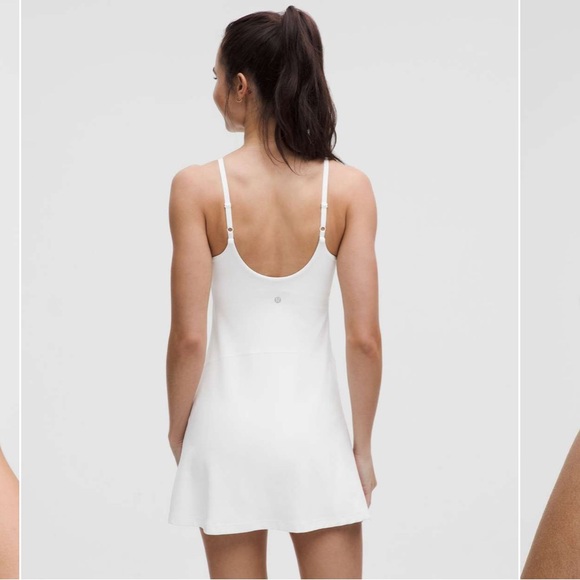 Lululemon 🍋White Align High-Neck Dress A/B Cup NWT Size 6 - Picture 2 of 11